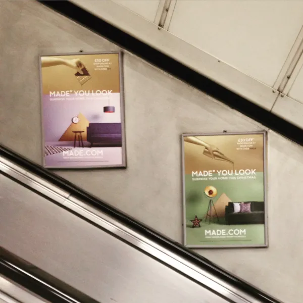 made.com tube ad